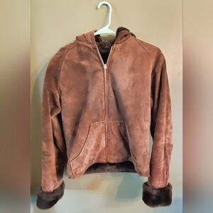 Wilson's Leather Maxima Women's Size Medium Brown Suede Jacket